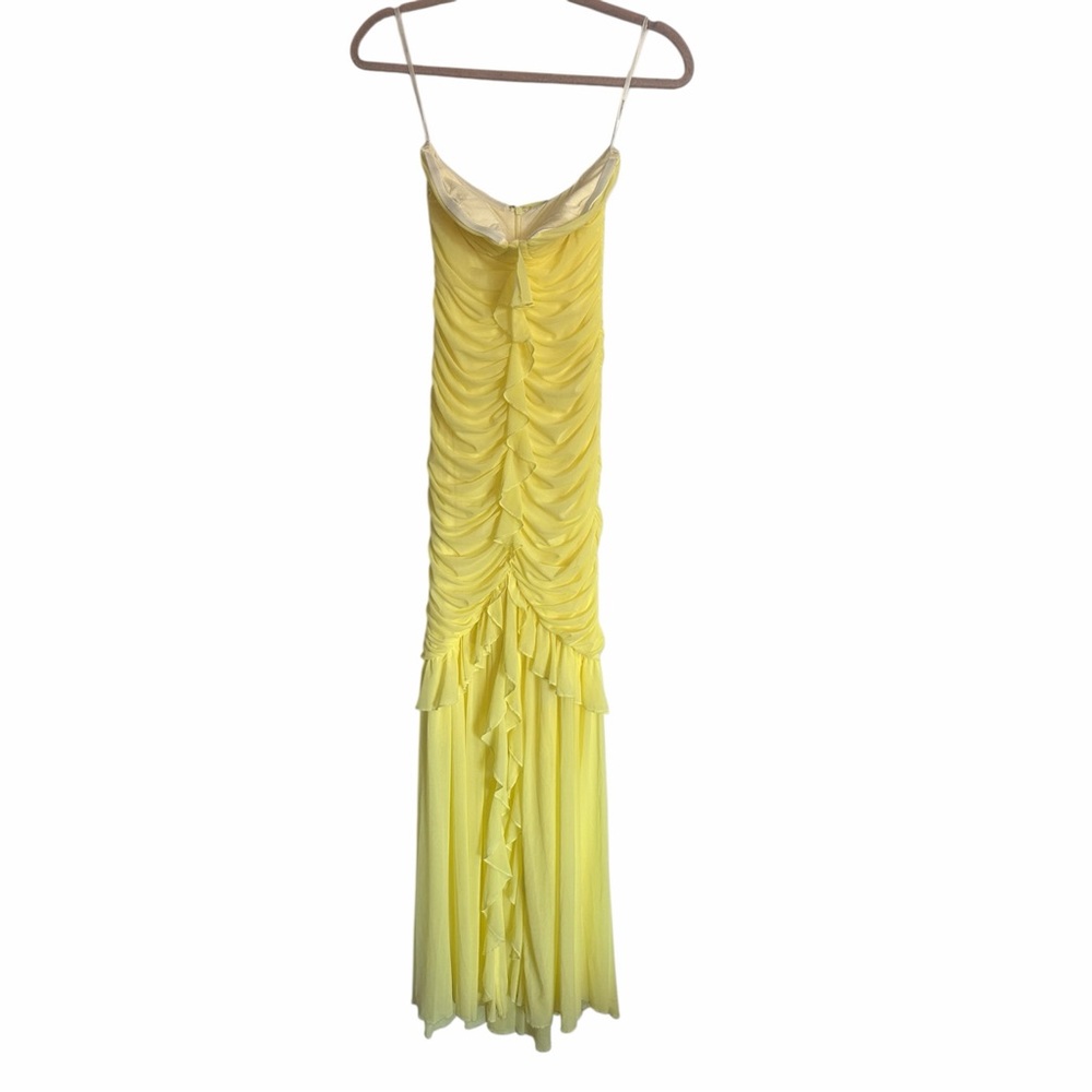 MAJORELLE Giules Gown in Light Yellow - Picture 4 of 9